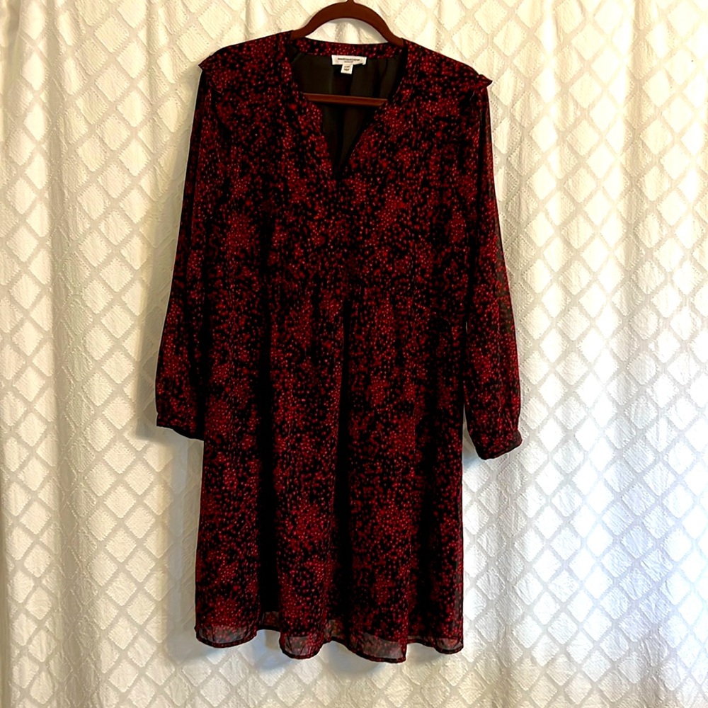 BeachLunchLounge Collection dress, size M, black/red, excellent used condition